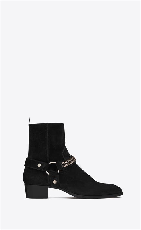 ysl loafer men|saint laurent men's boots.